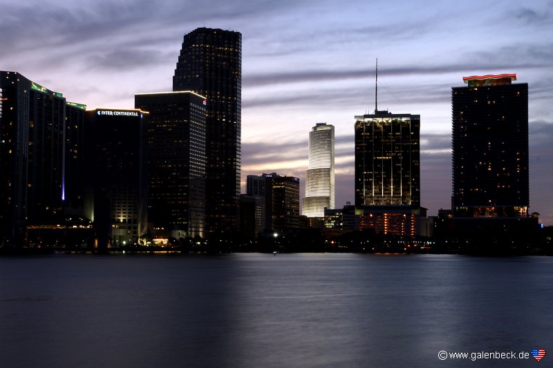 Miami Skyline vom Hafen