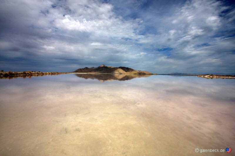 Stansbury Island Salt Flats
