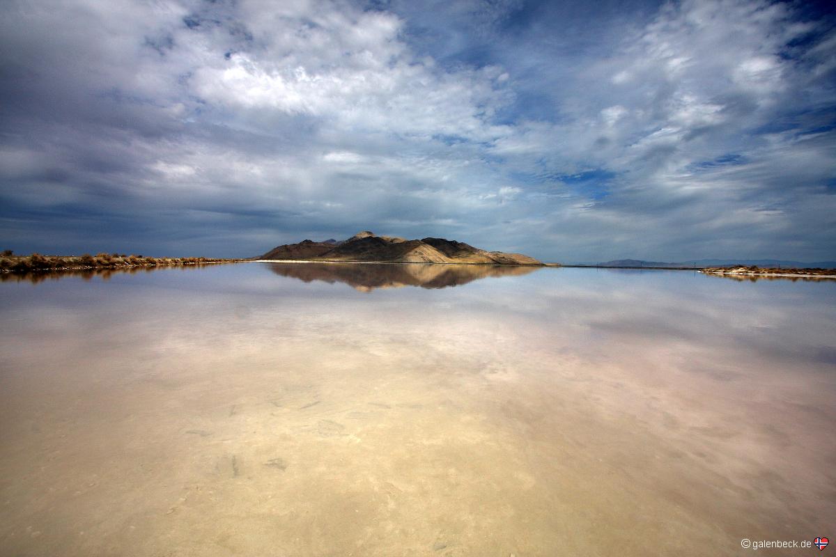 Stansbury Island Salt Flats