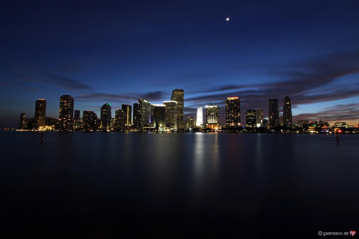 Miami Skyline vom Hafen