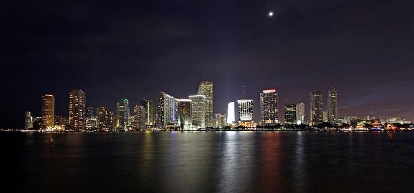 Miami Skyline from Miami Harbor 08