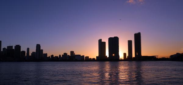 Miami Skyline vom Watson Park