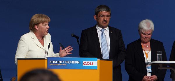 CDU Wahlkampf in Parchim
