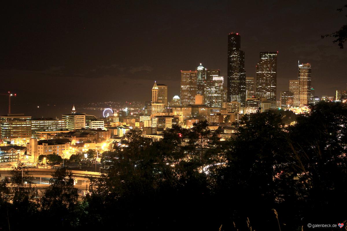 Seattle Skyline vom Doctor Jose Rizal Park