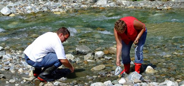 Steine suchen im Rauriser Tal