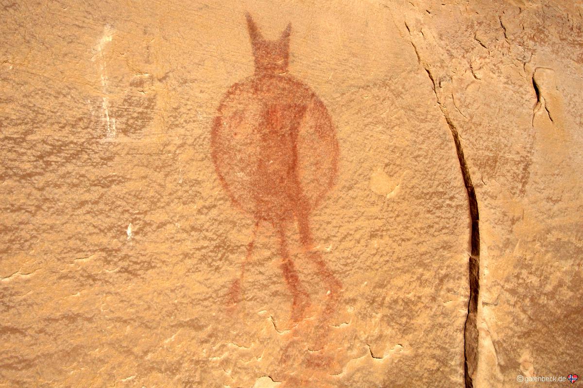 Lone Warrior Pictograph