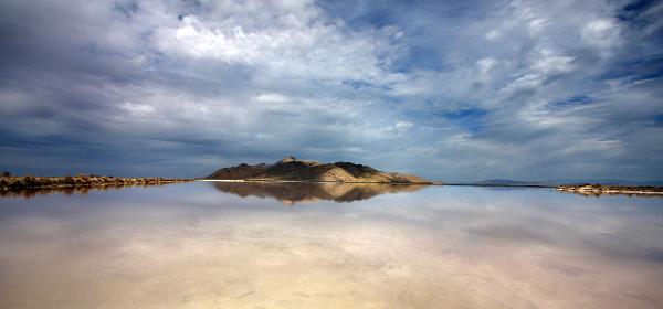 Stansbury Island Salt Flats