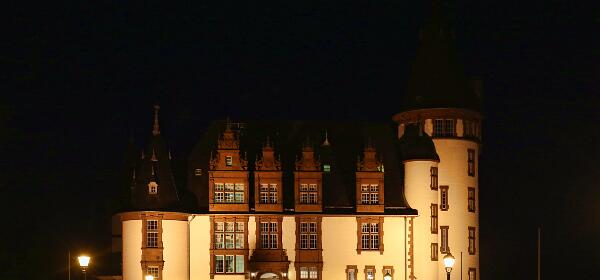Schloss Klink am Abend