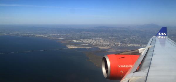 Flug Hamburg via Kopenhagen nach San Francisco